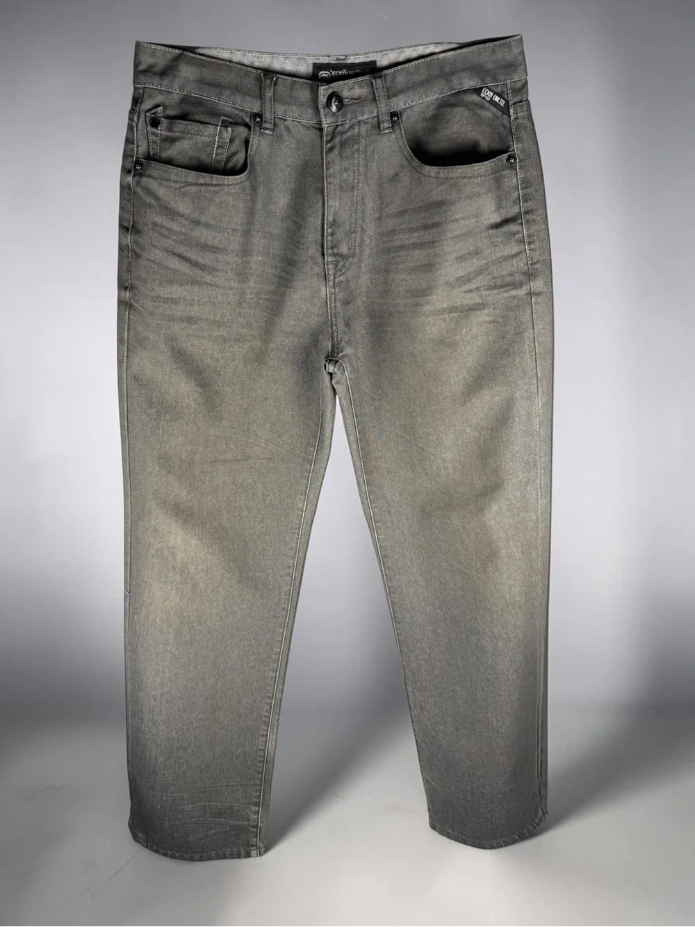 ECKO UNLTD Baggy Fit Jeans Mens W32 Gray Denim Y2K Skater Streetwear